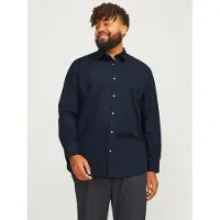 Jack & Jones Joe Plain Plus Size Pitkähihainen Kauluspaita