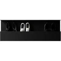 Nichba-Design Shoe Box kenkähylly, medium, musta