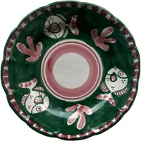 Piccola Home Amalfi Salaattilautanen 20 Cm - Aluslautaset Keramiikka Vihreä - PT20TV-A-VER-PE