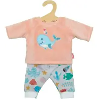 Heless Dolls Fluffy Pajama Pink Whale 28-35 cm