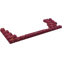 Xtrfy K5 Compact Add-on Keycaps -näppäinhatut, Cherry Red, 22 kpl