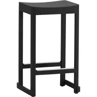 Artek Atelier-baarituoli musta k 65 cm