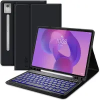 Tech-Protect Lenovo Idea Tab Pro SmartCase Pen Bluetooth-näppäimistökotelo - musta