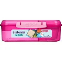 Sistema Eväslaatikko - Bento Lunch - 1,65 L - Vaaleanpunainen - - OneSize - Eväslaatikot
