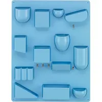Vitra Uten.Silo Re Ii Seinäsäilytys 52x68 Cm - Hyllyjärjestelmät (modulaariset) Abs-kierrätysmuovi Horizon Blue - 21512505