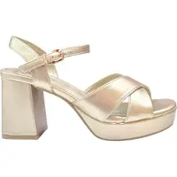 Xti for woman. 14528801-NEGRO Sandals 145288 black (36), 5 to 8 cm, Buckle, Casual, Classic