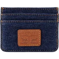 Levi's Kotelo 'Denim Card Holder' sininen denim / ruskea