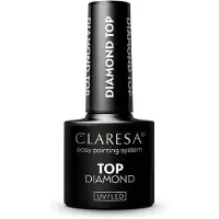 Claresa Gelinio lakavimo viršutinis sluoksnis Claresa Top Diamond No Wipe, 5 g