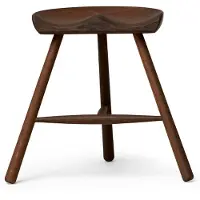 Form & Refine Shoemaker Chair No. 49 jakkara, savustettu tammi