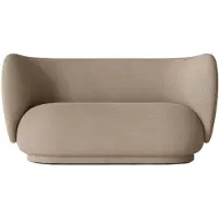 Ferm Living Rico 2-istuttava sohva Boucle - Sand