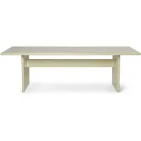 Ferm Living Rink ruokapöytä large 240 x 90 x 74 cm Eggshell