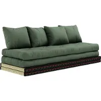 Karup Chico-futonsohva olive grey l 200 cm
