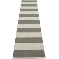Pappelina Bob Matto 70x300 Cm /linen - Kuviolliset matot Pvc Charcoal - BO9A730