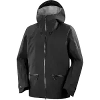 Salomon Men's Absolute 3L Jacket Deep Black Laskettelutakit vuorettomat M