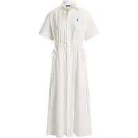Ralph Lauren 80/2 Mw Ctn Pw-Wvn-Dresses - White - 36