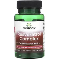 Swanson Health Resveratrolikompleksi - 60 kapselia