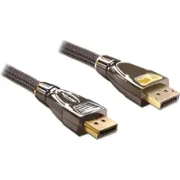 DeLOCK 82772, 3 m, DisplayPort, DisplayPort, Antrasiitti, Kulta, 17,28 Gbit/s