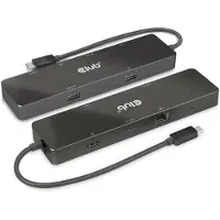 Club 3D 3.2 Gen2 USB-C 6-in-1 -telakka, musta
