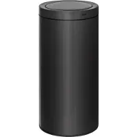 5five Simply Smart Automaattinen roskakori - FIVE - Delta - Musta metalli - 40L - D. 31,2 x K. 62,5 cm