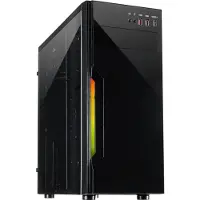 Inter-Tech B-42 RGB, Tower, PC, Musta, ATX, mikro ATX, Metalli, Pelaaminen (88881320)