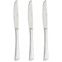 KINGHOFF Pöytäveitset KH-1339, kiiltävä ruostumaton teräs, 3 kappaleen setti