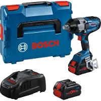 Bosch Iskumutterinväännin GDS 18V-1600 HC Professional; 18 V; 2x8,0 Ah akku + L-Boxx 136