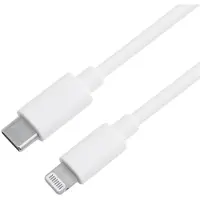 Eletra USB-C - Lightning Johto 1 m, valkoinen
