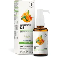 Aura Herbals D3-vitamiini 2000 IU Vegaani, Tipat - 50 ml