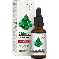 Aura Herbals Valkoisen mulperin klorofylli, Tipat - 30 ml