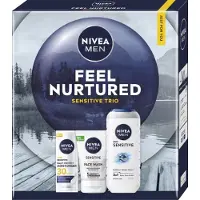Nivea MEN Feel Nurtured lahjasetti vartalolle ja kasvoille