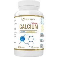 Progress Labs Kalsium + C-vitamiini - 120 kapselia