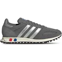 Adidas Matalavartiset tennarit 'LA Trainer OG' tummanharmaa / hopea