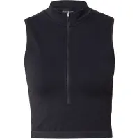 ICANIWILL Ignite Seamless 1/2 Zip Cropped Tank Top Black
