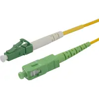 Deltaco – OS2 Fiber cable, LC - SC, simplex, APC/APC, 2,0m (LCSC-2-SAA)
