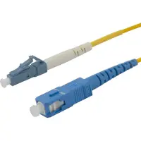 Deltaco – OS2 Fiber cable, LC - SC, simplex, UPC/UPC, 4,0m (LCSC-4-SUU)