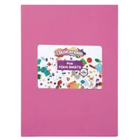 Colorations - Foam Sheets Pink 10 pcs.