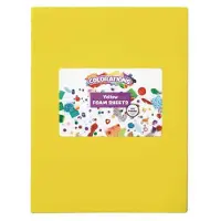 Colorations - Foam Sheets Yellow 10 pcs.