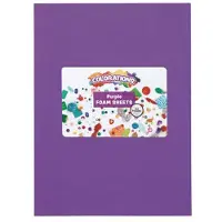 Colorations - Foam Sheets Purple 10 pcs.