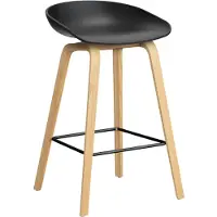 HAY Aas 32 2.0 Baarijakkara 65 Cm Lakattu Tammi / / - Baarijakkarat Polypropyleeni Musta - AA009-D168-AA51-01UF
