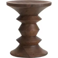 Vitra Stool-jakkara model a tumma pähkinä