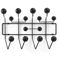 Vitra Hang It All -seinänaulakko musta saarni