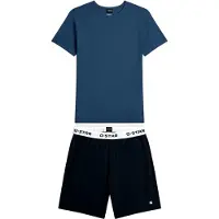 G-Star Lyhyt pyjama 'Slate' sininen / musta