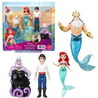 Mattel Disney Princess Little Mermaid Character Set Nukke