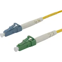 Deltaco – OS2 Fiber cable, LC - LC, simplex, UPC/APC, 0,5m (LCLC-05-SUA)