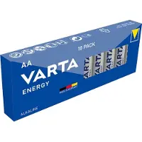 Varta 10x AA 4106, Kertakäyttöinen akku, AA, Alkali, 1,5 V, 10 kpl, Sininen (04106229410)