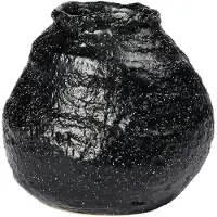 Broste Copenhagen Alma Vase - Black - H10CM