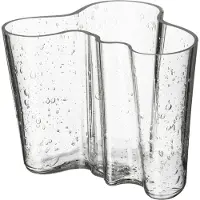 Iittala Aalto Vase 160Mm Bubble Glass Clear - Nude - 160 MM