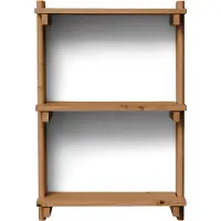 Form & Refine Beam Shelf seinähylly Tummanruskea mänty, 60x90,5x25 cm