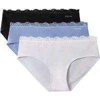 Calvin Klein Hipster 3Pk - Black - S