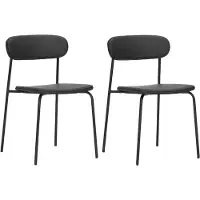 House Doctor Chair, Hdpova, Black - Black - 52X 46.5X 78CM